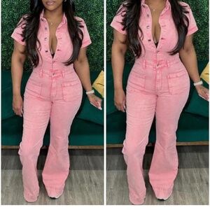 Pink jumpsuit